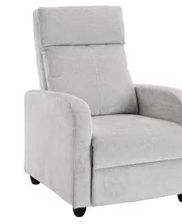 Kreslá KONDELA Kreso New relaxačné kreslo sivá