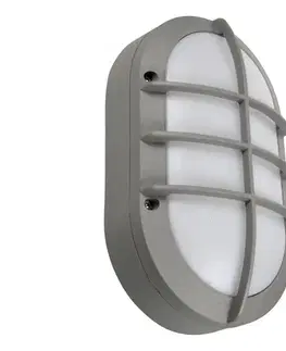 LED osvetlenie  Vonkajšie nástenné svietidlo FRAY LED/8W/230V IP54 sivé SKU009558
