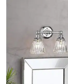 Svietidlá Elstead Quintiesse QN-KEYNES2-BATH-LED Kúpeľňové nástenné svietidlo KEYNES 2xG9/3W/230V IP44, leštený chróm QN-KEYNES2-BATH