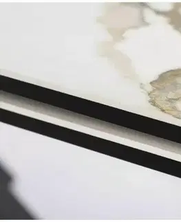 Jedálenské stoly Stôl Columbus Ceramic Amber Bianco
