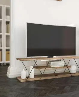 TV stolíky TV stolík Canaz v2 - Black, Walnut