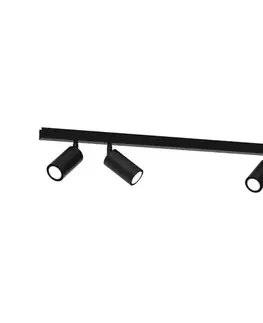 Svietidlá  Bodové svietidlo HUDSON 4xGU10/8W/230V čierna MLP8797