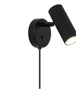 Svietidlá Nordlux - Nástenné bodové svietidlo VICO 1xGU10/5W/230V čierne 2612591003