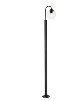 Vonkajšie svietidlá Moderná lampa čierna s plastom 200 cm IP44 - Sfera