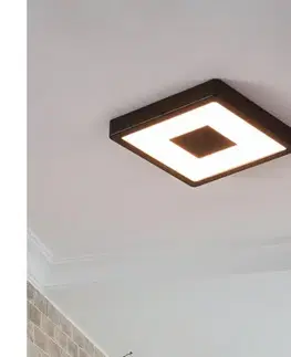 Svietidlá Eglo 900283 - LED Vonkajšie stropné svietidlo IPHIAS LED/17W/230V IP44 čierna 900283