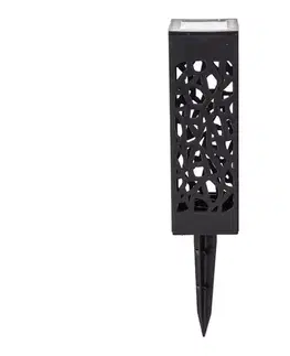 LED osvetlenie  B.V.  - LED Solárna lampa LED/0,006W/1,2V 28,5cm čierna 6500K  IP44 B10201OK9
