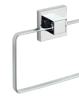 Svietidlá WENKO 22689100-Držiak uterákov VACUUM-LOC QUADRO ED 18,5x14 cm strieborný/lesklý chróm 22689100