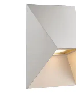 Svietidlá Nordlux - Vonkajšie nástenné svietidlo PONTIO 1xGU10/25W/230V biela 2218171001