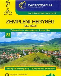 Turistika, skaly Zempléni-hegység (déli rész) 1 : 40 000 - Turistatérkép