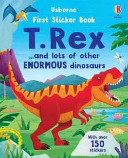 Nalepovačky, vystrihovačky, skladačky First Sticker Book T. Rex - Alice Beecham,Diego Vaisberg