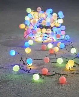 Svetelné reťaze do exteriéru Vianočné svetielka zelené so 140 viacfarebnými LED diódami 3,5 m IP44 - Dasher