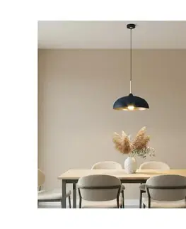 Svietidlá BRILAGI - Luster na lanku ABRAHAM 1xE27/60W/230V pr. 35 cm modrá BG72390