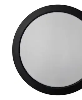Svietidlá  LED Stropné svietidlo ROUND LED/24W/230V 4000K pr. 28,8 cm čierna 008 0001215