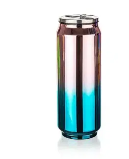 Termosky a termohrnčeky Banquet Termoska BE COOL 430 ml, zlatoružová a modrozelená