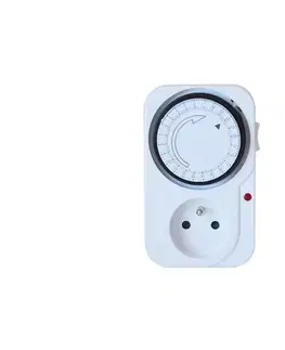 Predlžovacie káble Geti Časový spínač mechanický denný 16A/230V 08840190