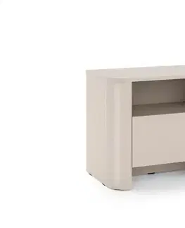 Nábytok ArtPS Nočný stolík ABRIN S58 | cashmere