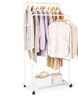 Regály a poličky 4Home Vešiak na oblečenie na kolieskach Garment