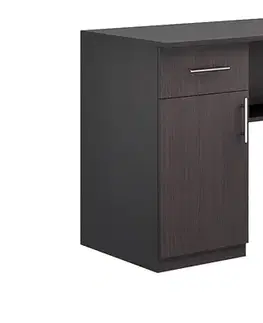 Písacie stoly JONAS PC stolík E2-dub Sonoma