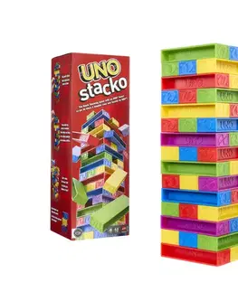 Rodinné hry Mattel Games Kartová hra UNO STACKO