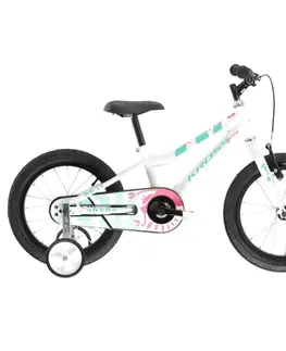 Bicykle Kross Mini 3.0 2025 biela / seledynová / korálová / lesk - 9" (100-125 cm)