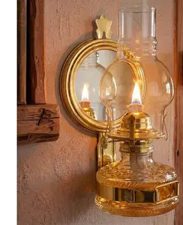 Lampy BRILAGI - Petrolejová lampa s zrkadlom MERLIN lesklá zlatá 8590828169260