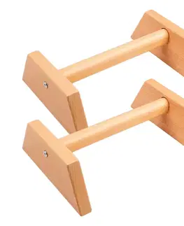 Podpery na kľuky Drevené úchopy na kľuky inSPORTline Gripolix 35 cm