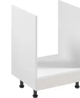Kuchynské skrinky Korpus Luxeo K04-D60ZK biely