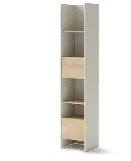 Nábytok Dig-net nábytok Regál Lenart BED CONCEPT BC-23 | kašmír / dub nagano