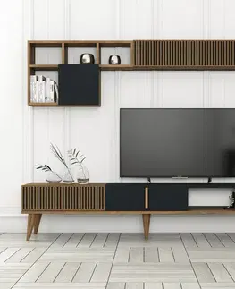Konferenčné stolíky Televízna stena Milen Walnut and Anthracite
