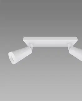 Lampy do obývačky Stropné bodové svietidlo SANA GU10 2L WHITE 04143 LS2