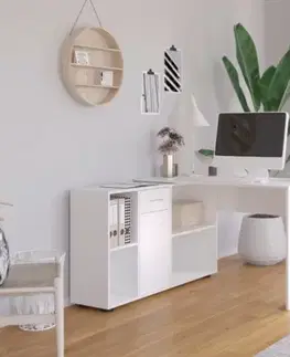 Detské stoly a stolíky ArtAdrk Písací stolík ELISEO | biela