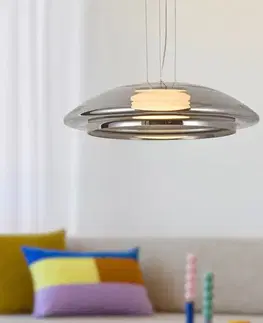 Stropná svetla Lampa wisząca Ombre 34 szklana nad stół do salonu z kloszem dymionym