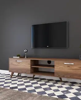 TV stolíky NORD televízny stolík, orech