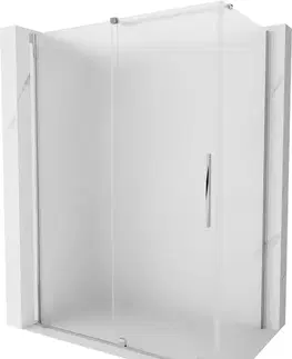 Sprchovacie kúty MEXEN/S - Velár sprchovací kút, posuvné dvere 160 x 90, dekor, chróm 871-160-090-31-01