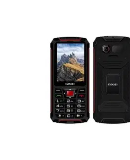 Predlžovacie káble Evolveo - StrongPhone W4 vodotesný Dual SIM telefón čierna/červená SGP-W4-BR