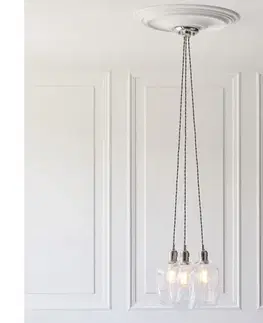 Svietidlá Endon 120644 - Luster na lanku 3xE27/10W/230V lesklý chróm 120644