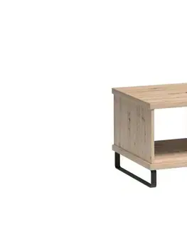 Konferenčné stolíky CAROLYN C8 konferenčný stolík na nožičkách, dub Artisan