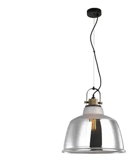 Svietidlá  111019 - Luster na lanku ASGARD 1xE27/11W/230V strieborná 111019