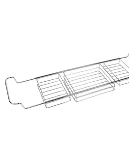 Kúpeľňové doplnky Polička do vane 52/104x16,5x6,5 cm BBR0015A-A
