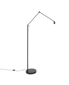 Stojace lampy Moderná stojaca lampa čierna nastaviteľná - Editor