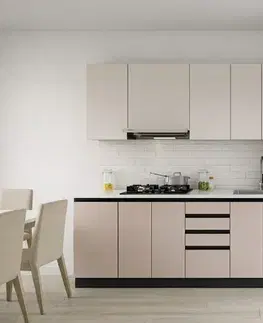 Kuchynské linky STELLA moderná kuchyňa 260, nymphaea alba / satin