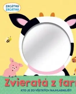 Leporelá, krabičky, puzzle knihy Zvieratá z farmy - Zrkadlo - Clare Baggaley