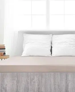 Plachty 4Home jersey prestieradlo Mako kávová, 90 x 200 cm
