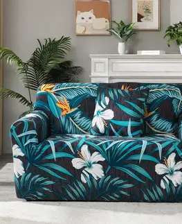 Prehozy 4Home Napínací poťah na kreslo Flora, 75 - 95 cm