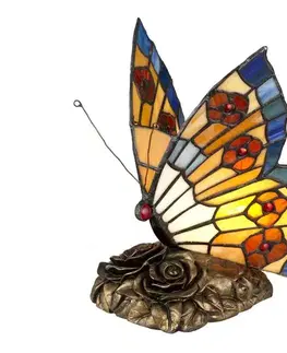 Svietidlá Elstead QZ-OBUTTERFLY-TL - LED dekoratívne svietidlo TIFFANY 1xG9/3W/12/230V motýľ QZ-OBUTTERFLY-TL