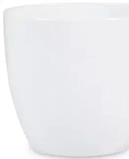 Záhrada Keramický obal na kvetináč Scheurich 920, ø19cm, farba biela