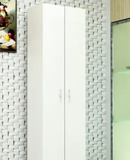 Šatňové skrine Viacúčelová skrinka Atlantis - White