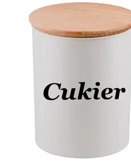Dekorácie a bytové doplnky Dóza 0.5l Biela (Cukier) 21081211