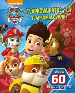 Nalepovačky, vystrihovačky, skladačky Tlapková patrola - Tlapkomalovánky - Kolektív autorov,Kolektív autorov