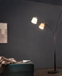 Osvetlenie Stojací lampa LANSING Dekorhome